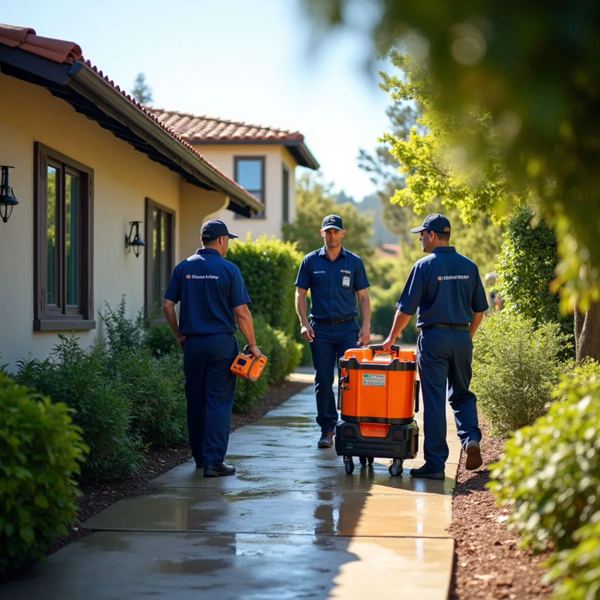 Water damage restoration response at a Lindenwood, Atherton property