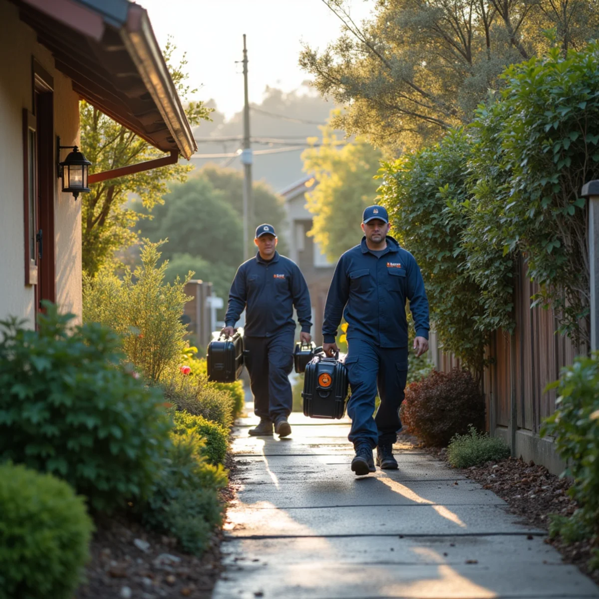 Water damage restoration response at a West Atherton / West of Alameda, Atherton property