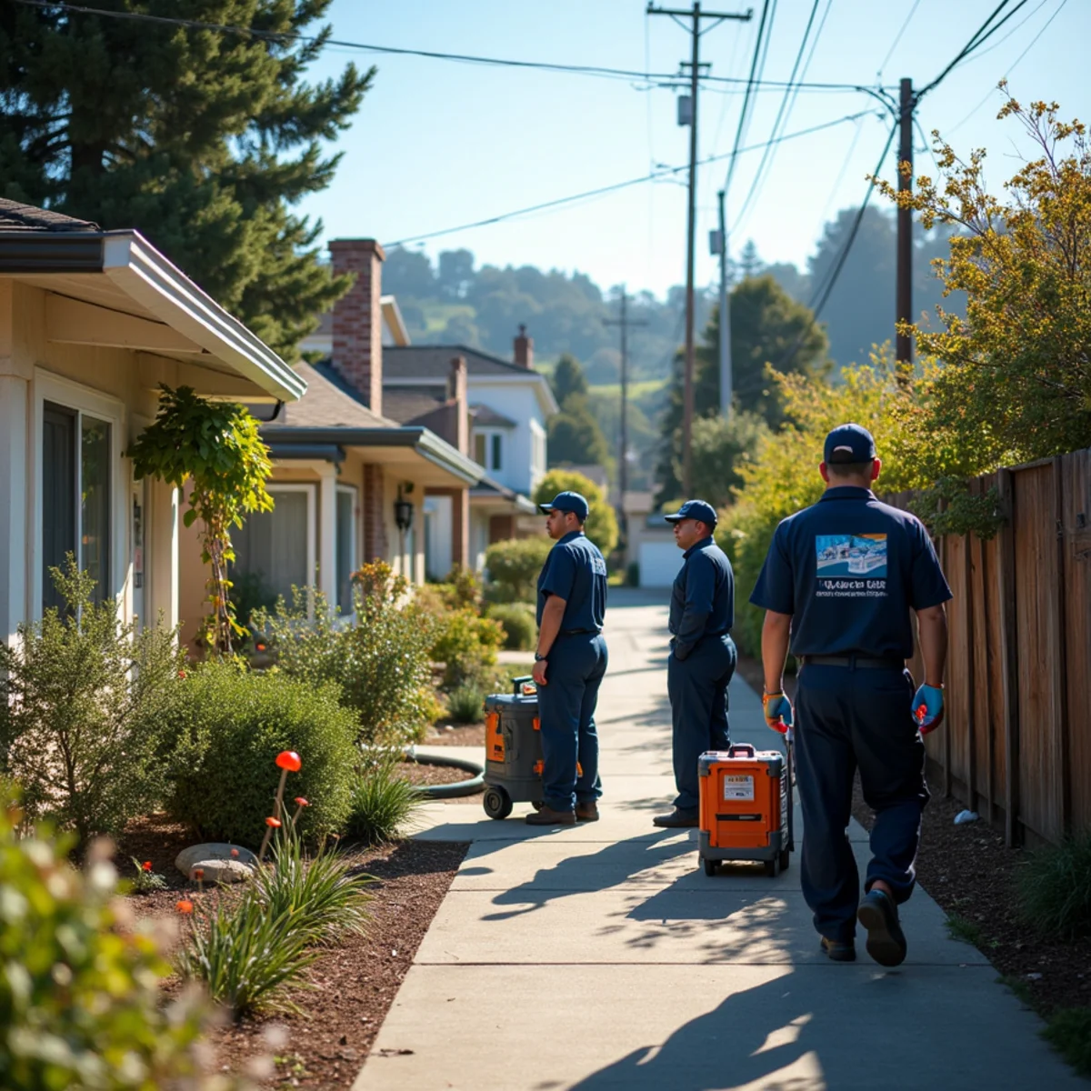 Water damage restoration response at a Western Hills / Carlmont, Belmont property