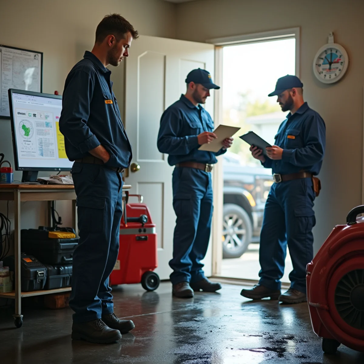 San Carlos property owner calling a water damage restoration responder