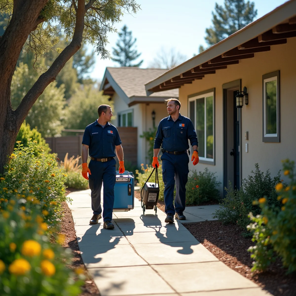 Water damage restoration response at a Community Center, Palo Alto property