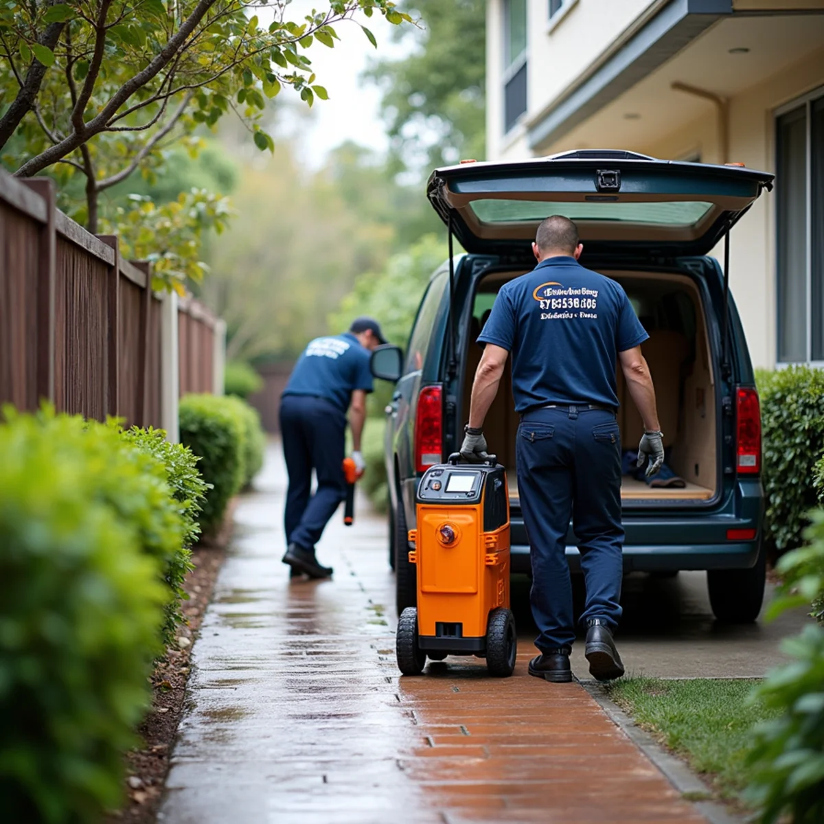 Water damage restoration response at a Midtown, Palo Alto property