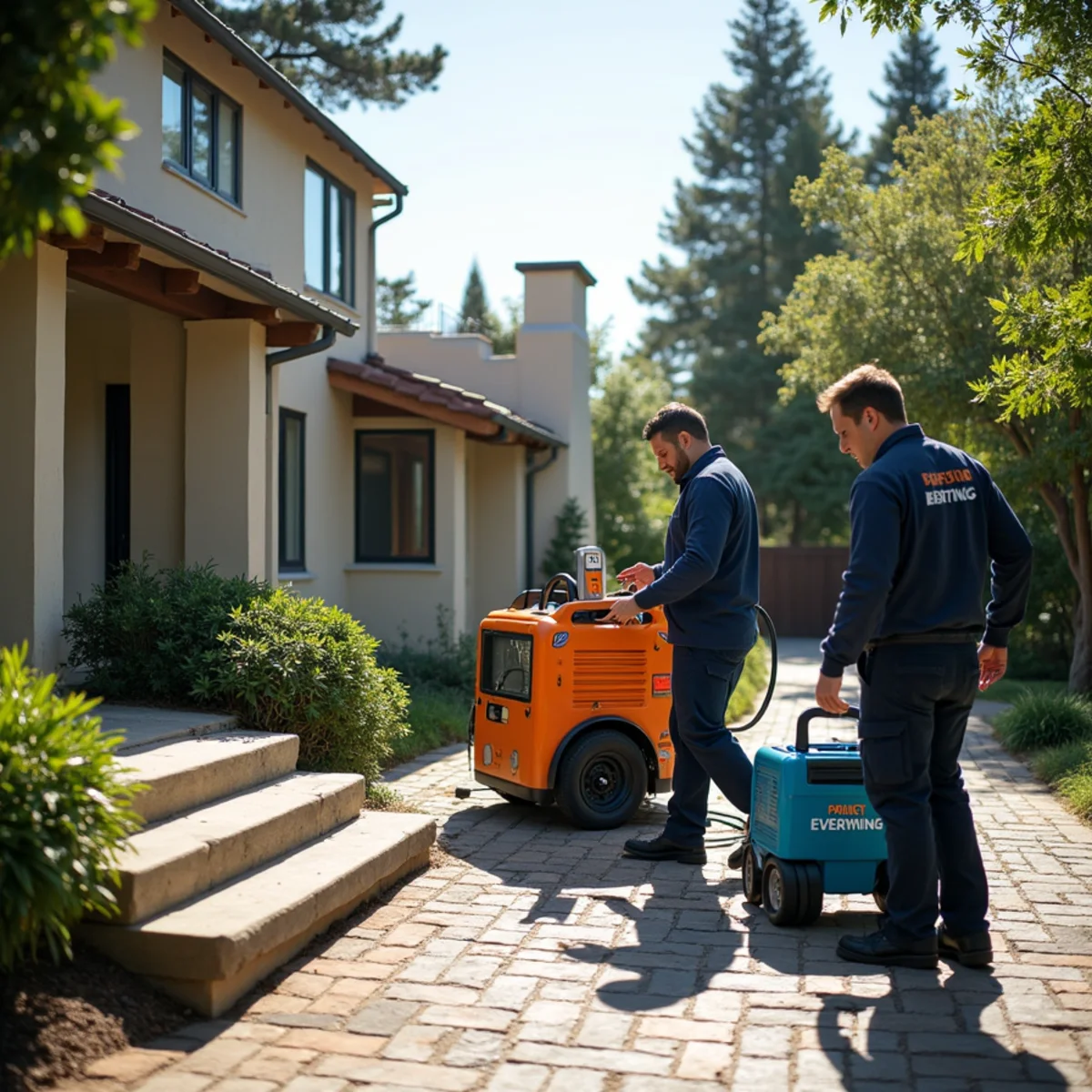 Water damage restoration response at a Old Palo Alto, Palo Alto property