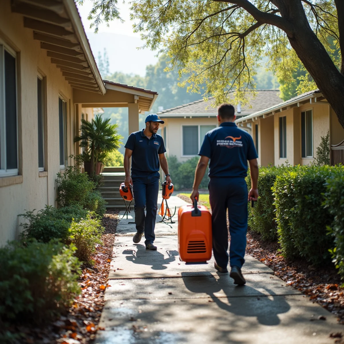Water damage restoration response at a Edgewood Park, Redwood City property