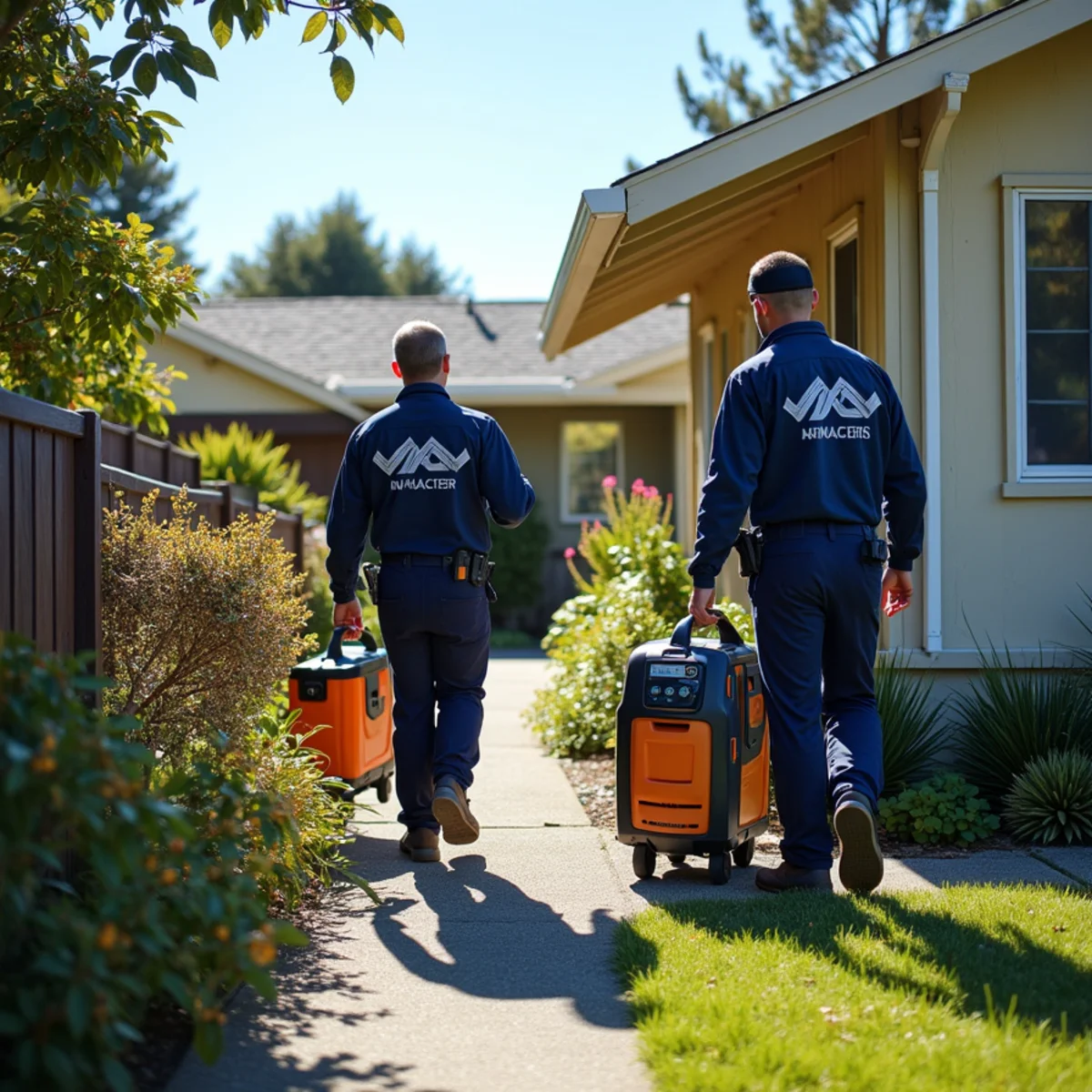 Water damage restoration response at a Brittan Acres, San Carlos property