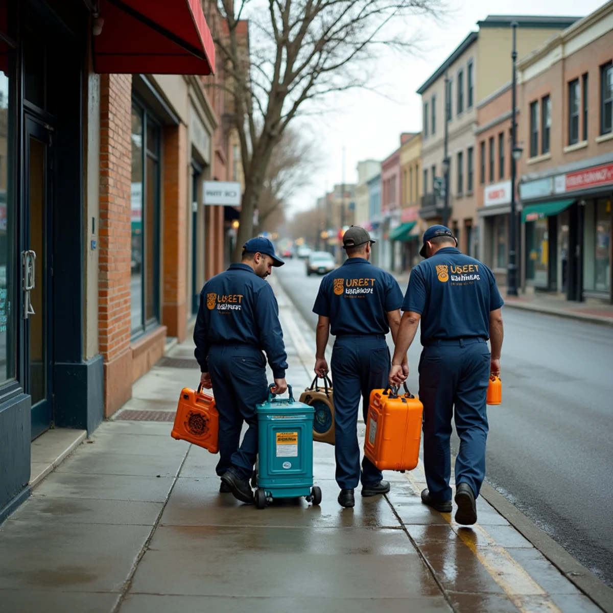Water damage restoration response at a Downtown / Laurel Street, San Carlos property