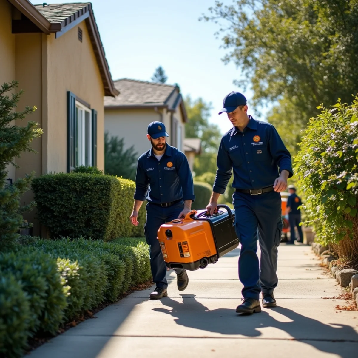Water damage restoration response at a Laurelwood, San Mateo property