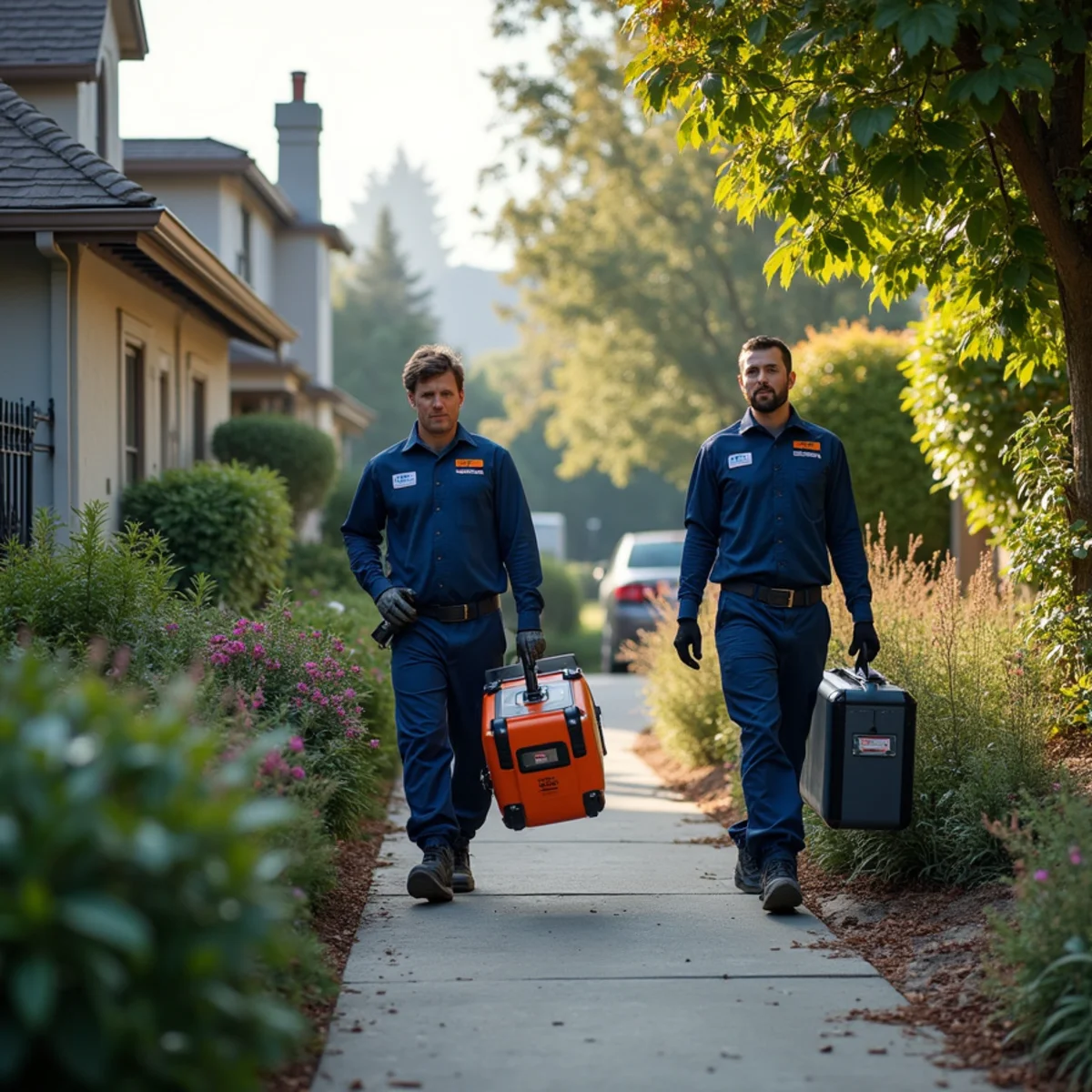 Water damage restoration response at a Burlingame, California property