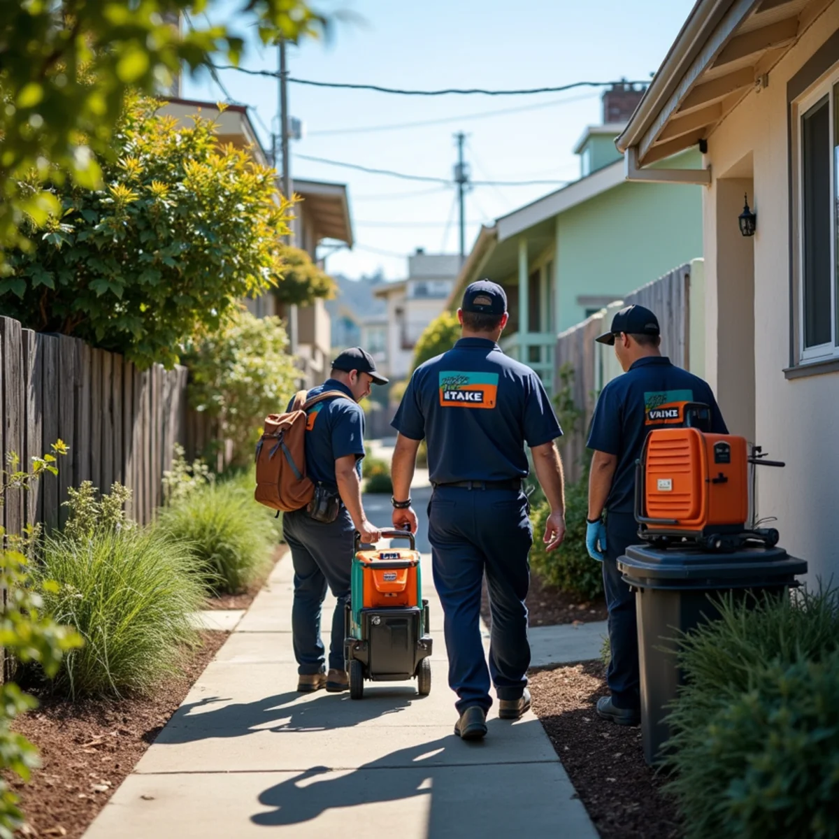 Water damage restoration response at a Daly City, California property