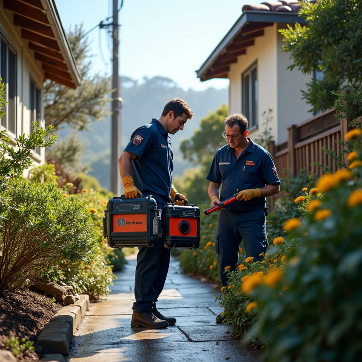 Water damage restoration response at a Montara, California property