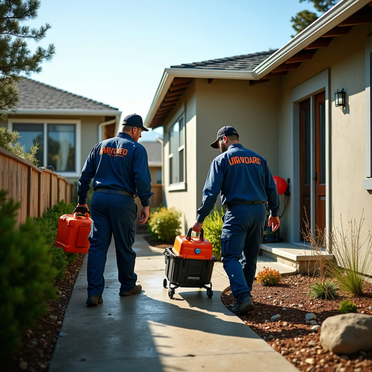 Water damage restoration response at a Moss Beach, California property