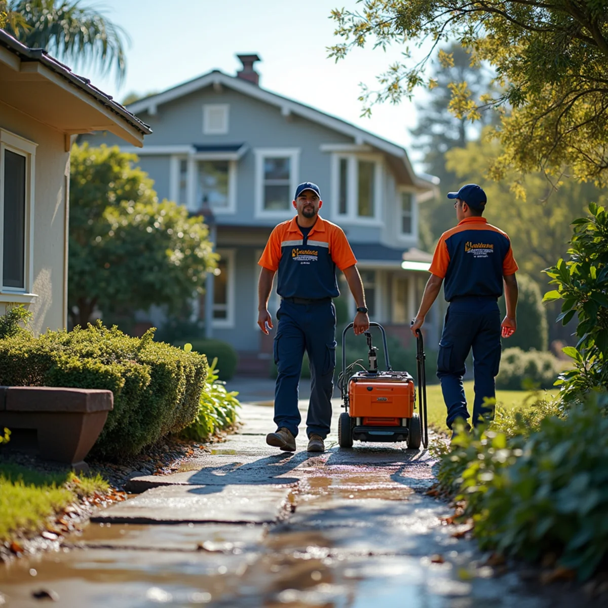 Water damage restoration response at a Palo Alto, California property