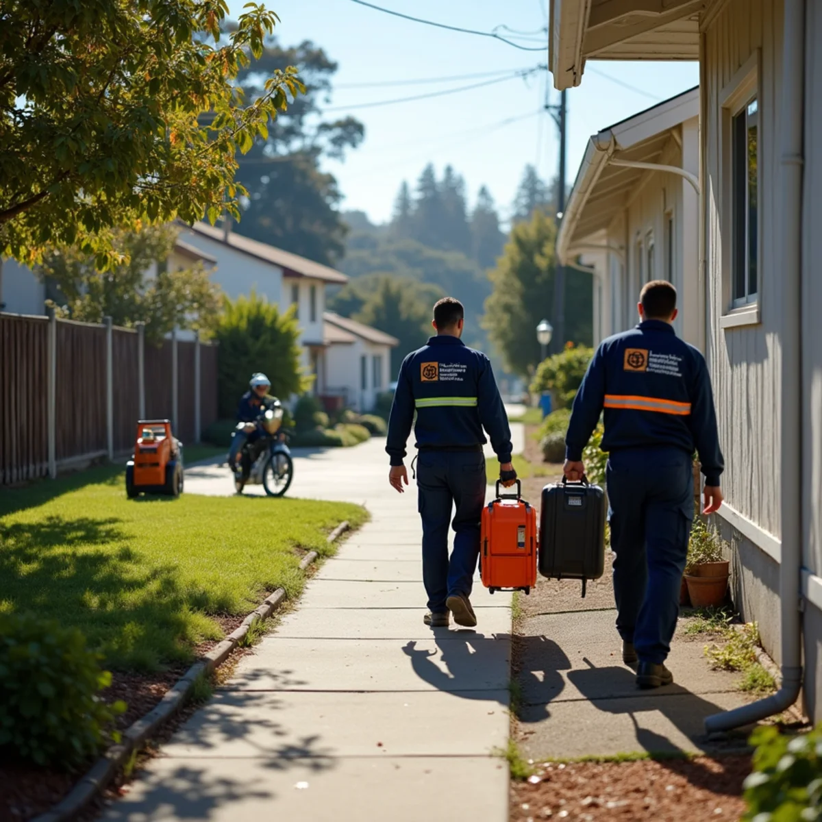Water damage restoration response at a Redwood City, California property
