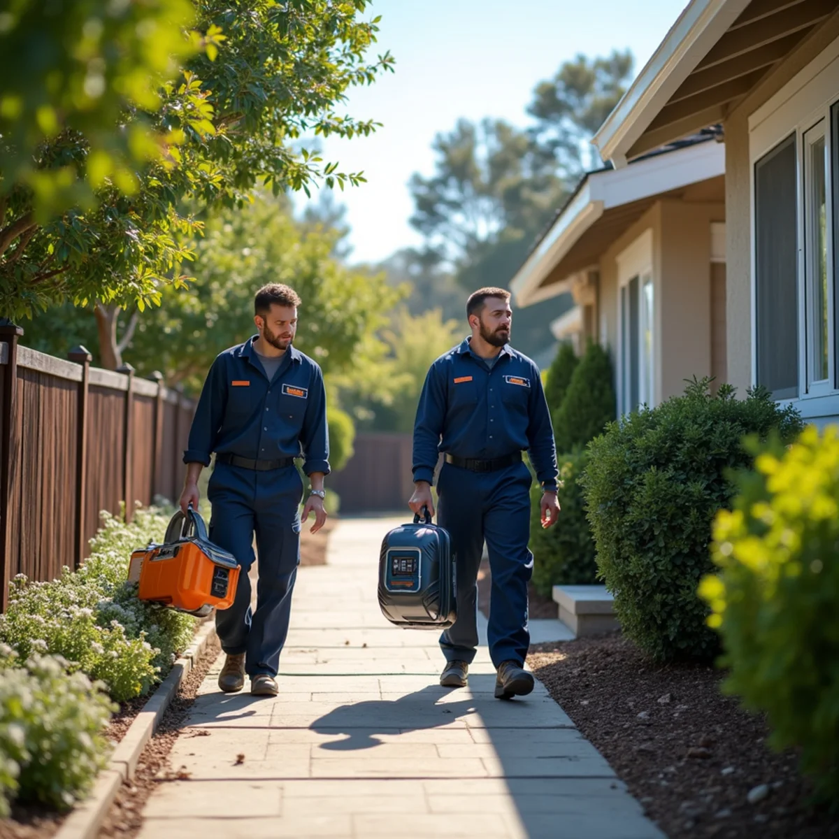 Water damage restoration response at a West Menlo Park, California property